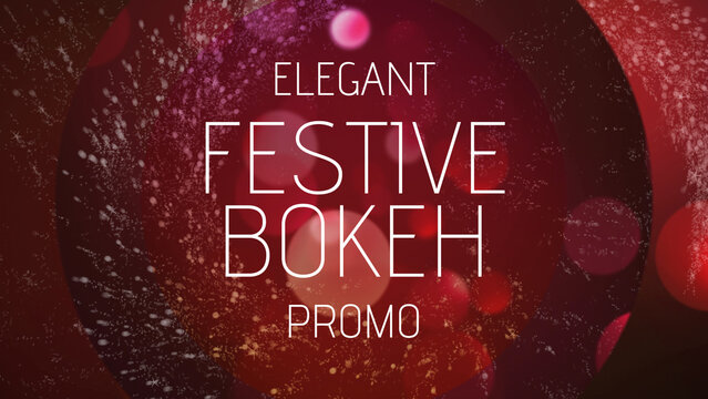 Elegant Festive Bokeh Promo