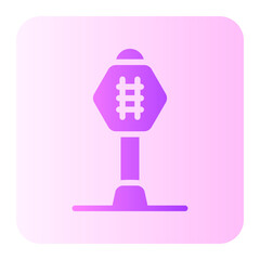 railway gradient icon