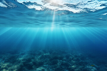 Fototapeta na wymiar underwater seabed