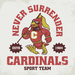 Cardinals Sport Vintage Shirt Design in Retro Style