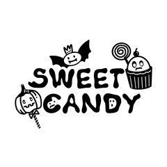 Halloween sweet candy