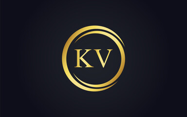 Fototapeta premium This is a luxury latter golden logo design business and company identity.