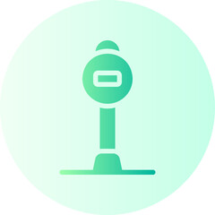 no entry gradient icon