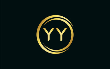 YY latter royal logo, modern design, initial based latter logo vector file illustration ESP10
