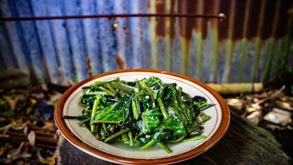 delicious kale on a plate