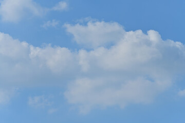 summer blue gradient clouds soft white background Beauty with clear clouds in sunshine calm bright winter weather bright turquoise landscape, cloud and sky background concept