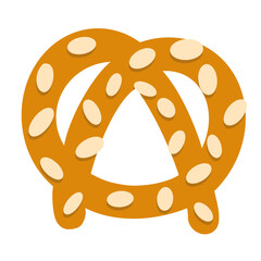 Hand draw bakery on white background, breakfast elements for menu, cute bun.