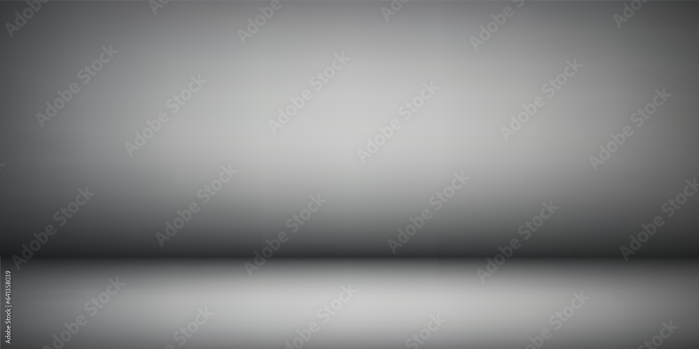 Aufkleber Simple black gray gradient abstract background for product or text backdrop design