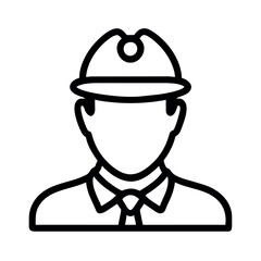 Mine worker character icon artwork 021