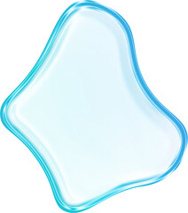Transparent colorful soap bubble