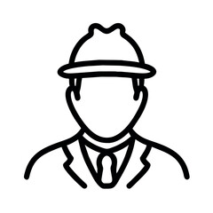 Mine worker character icon artwork 024