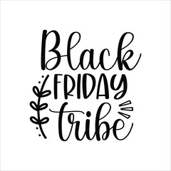 Obraz premium Stylish, fashionable and awesome black friday typography illustrator