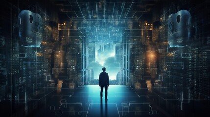 Guardians of the Virtual Realm: Cybersecurity and Data Protection in the Age of AI