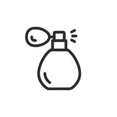 Cologne icon vector. Linear style sign for mobile concept and web design. Cologne symbol illustration. Pixel vector graphics - Vector.