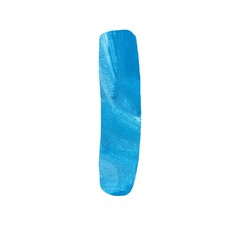 Letter L uppercase alphabet blue textured cut 