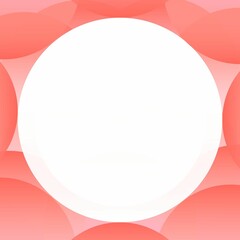 Abstract background with pink and white circles. Vector illustration for your design. Autumn concept