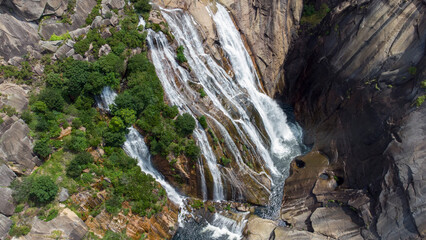 Cascada de Ézaro en Cumbria Galicia