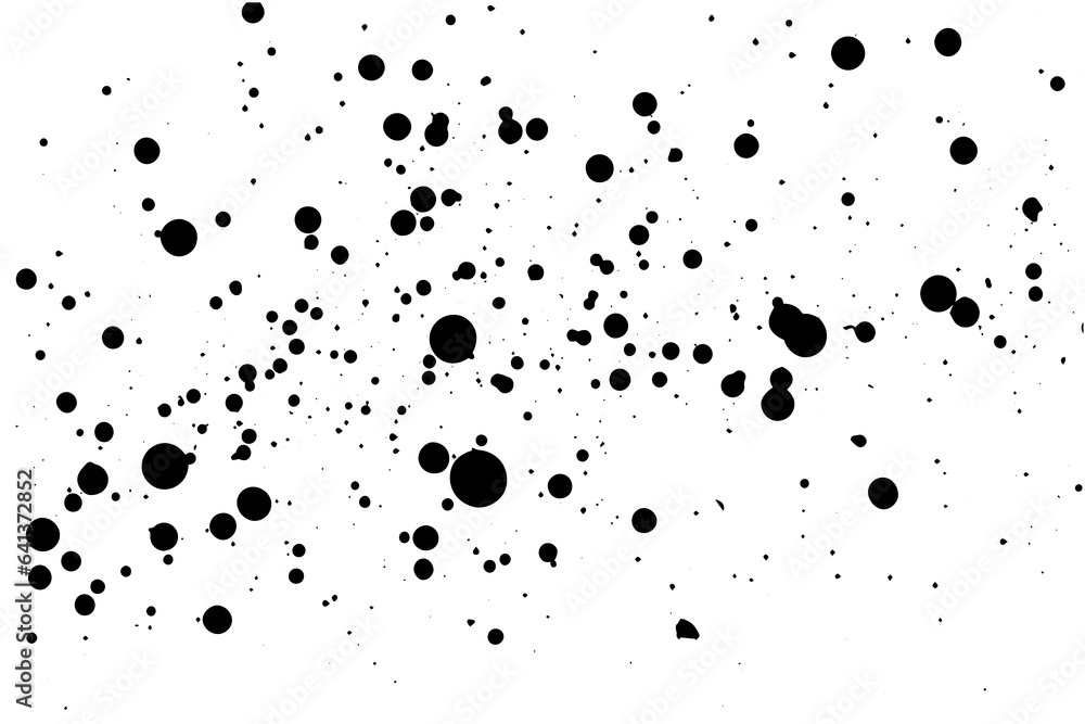 Poster gritty gravel texture. gradient halftone overlay backdrop. monochrome abstract splattered design vec