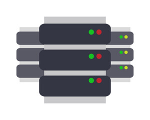 Obraz premium server computer icon vector illustration design