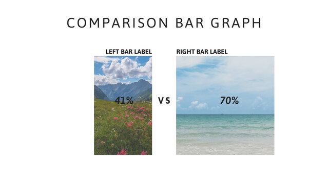 Comparison Bar Graph Infographics