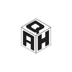 Letter logo design with Cube design