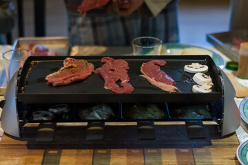 meat on a grill