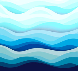 Abstract water ocean wave, blue, aqua, teal texture. Blue and white water wave web banner Graphic Resource as background for ocean wave, Abstract background with dynamic effect, Trendy gradients