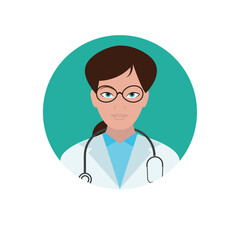 Fototapeta premium Lady Doctor