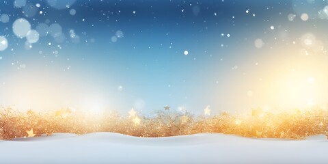 Festive Christmas natural snowy landscape, abstract empty stage, background with snow, snowdrift...