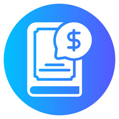 book gradient icon