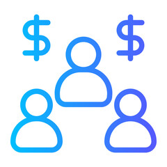 organization gradient icon