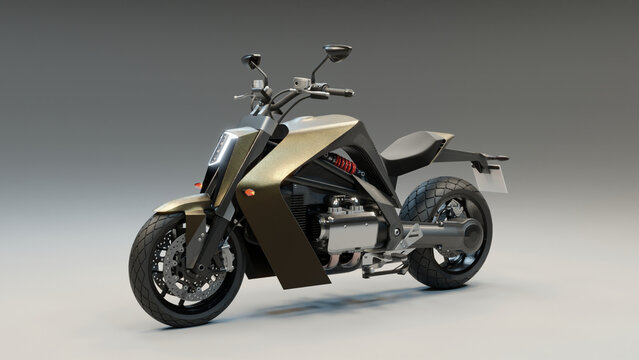 Concept 5 - 3D Motorcycle concept design