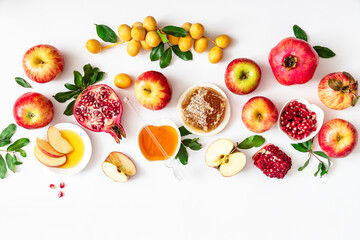 Rosh hashanah (jewish New Year holiday), Concept of traditional or religion symbols