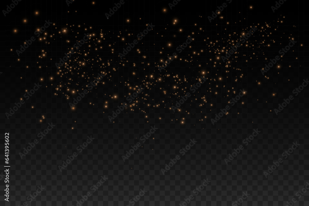 Canvas Prints gold sparkles background. vector shining particles