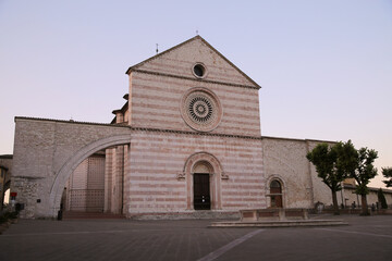Fototapeta na wymiar Church of Santa Chiara in Assisi, Italy