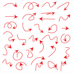 hand drawn arrow set