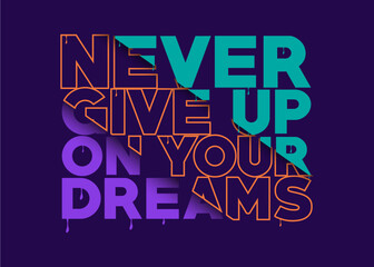 life quotes colorful typography design