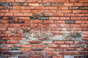 Obraz premium old red brick wall texture background