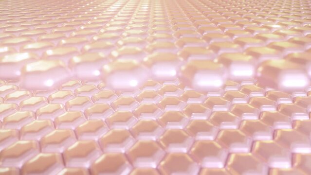 3D Animation Magic Serum firms up sagging skin cells through the skin layer. Modern skin-lightening serum makes dark skin tone brighter.