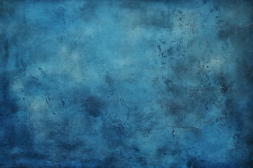 Obraz na płótnie Canvas Generative AI image of navy dark blue texture toned rough concrete surface background for wall decoration