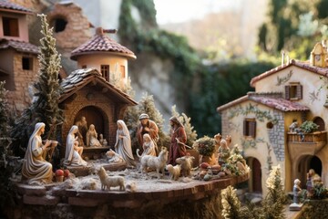 provencal christmas crib