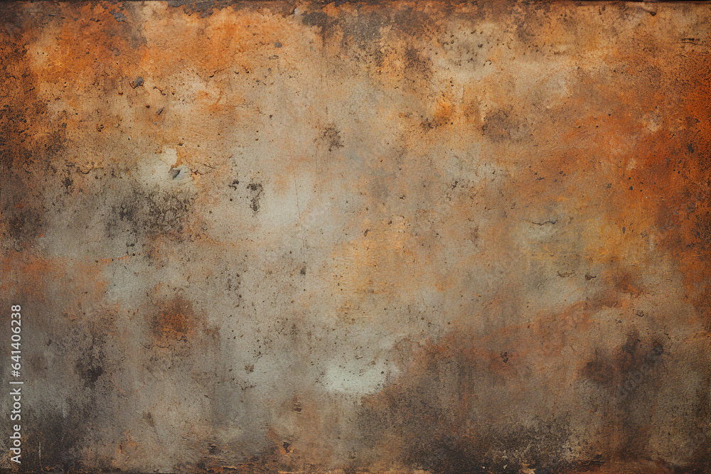 Poster image of enigmatic grungy and textured colored shabby old background and generative ai