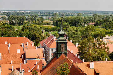 Fototapeta na wymiar Fortress view in Novi Sad, Serbia