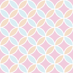 Circular pattern, seamless, creative printing, fabric screening or background images of all kinds
vector work type