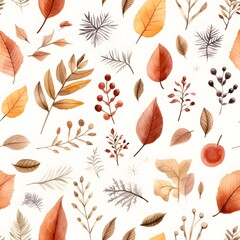 Obraz premium Autumn Pattern