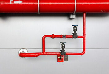 Fire hydrant standpipes or fireplug connection at high rise building for feed water into system...