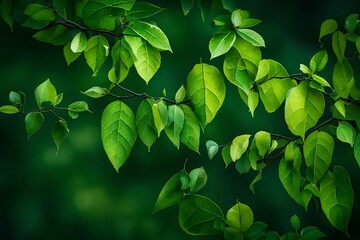 Fototapeta na wymiar green leaves background 4k HD quality photo. 