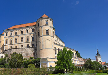Fototapeta na wymiar Mikulov Castle landmark Czech Republic