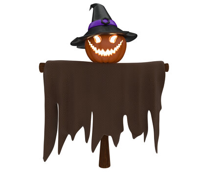  Pumpkin 3D Render for Halloween