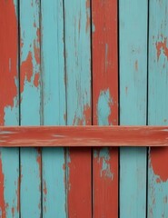 red and blue mix wooden fence texture design